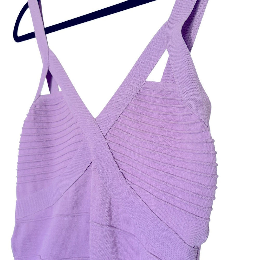 Hot Miami Styles Lavander Cutout Bandage Bodycon Dress